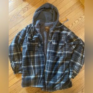 Men’s Plaid Fleece Jacket